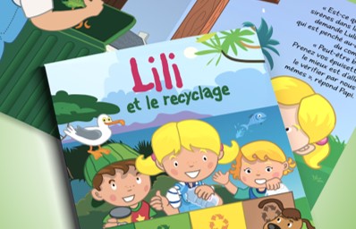 Le nouvel album Lili et le recyclage est disponible dans vos pharmacies Giropharm*